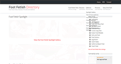 Desktop Screenshot of footfetishdirectory.com